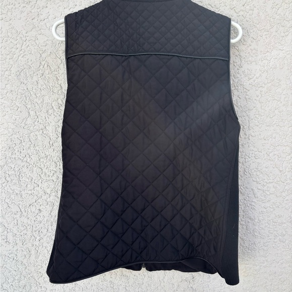 Chico's Black Bomber Jacket with Quilted Texture - Picture 5 of 8